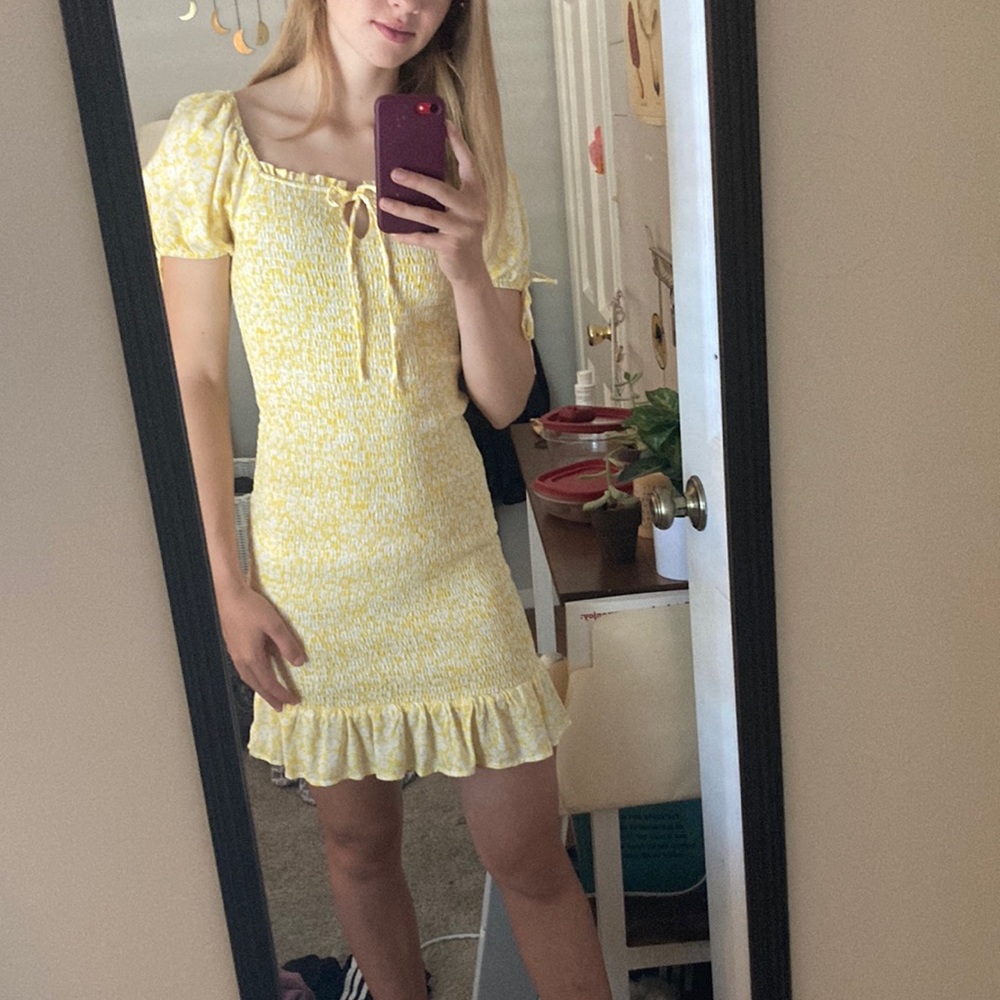 Yellow Flowered Sundress